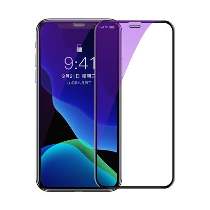 BASEUS 2 PCS 0.3mm Curved Full Cover Tempered Glass Film+Installation Tool for iPhone 11 Pro Max 6.5 inch (2019) / XS Max