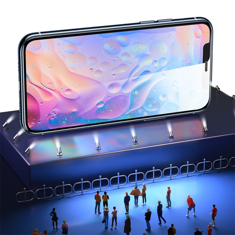 BASEUS 2 PCS 0.3mm Ultra Anti-dirt Curved Honeycomb Full Cover Tempered Glass Film+Installation Tool for iPhone 11 6.1 inch (2019) / XR 6.1" (2018)