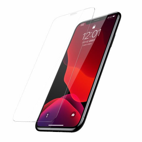 BASEUS 2Pcs/Set 0.15mm Secondary Hardening Full-glass Tempered Glass Film for iPhone 11 Pro Max 6.5 inch (2019) / XS Max