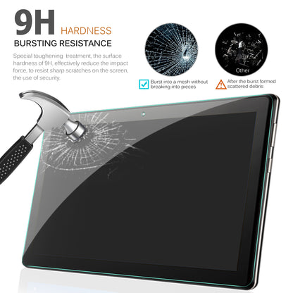 0.25mm Arc Edge 9H Full Screen Covering Clear Tempered Glass Film for Lenovo Tab 5