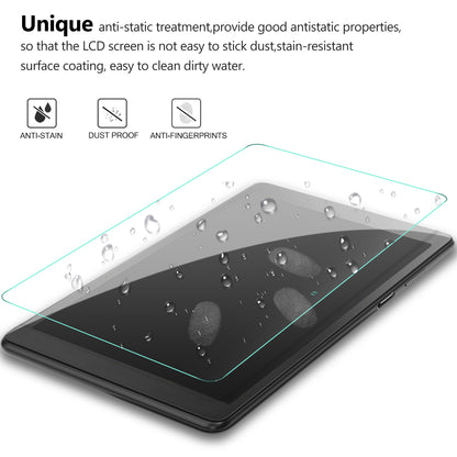 0.25mm Arc Edge 9H Full Screen Covering Clear Tempered Glass Film for Lenovo Tab 5