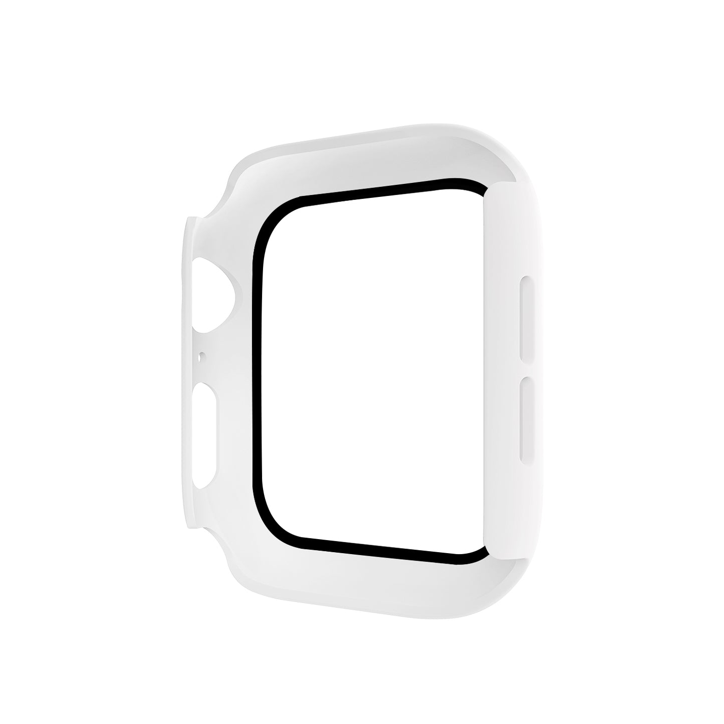 HAT PRINCE For Apple Watch Series 4 / 5 / 6 / SE / SE (2022) 40mm PC Frame + Tempered Glass Protector Watch Case