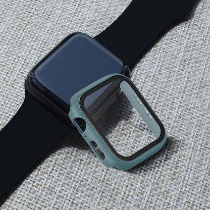 HAT PRINCE For Apple Watch Series 4 / 5 / 6 / SE / SE (2022) 40mm PC Frame + Tempered Glass Protector Watch Case