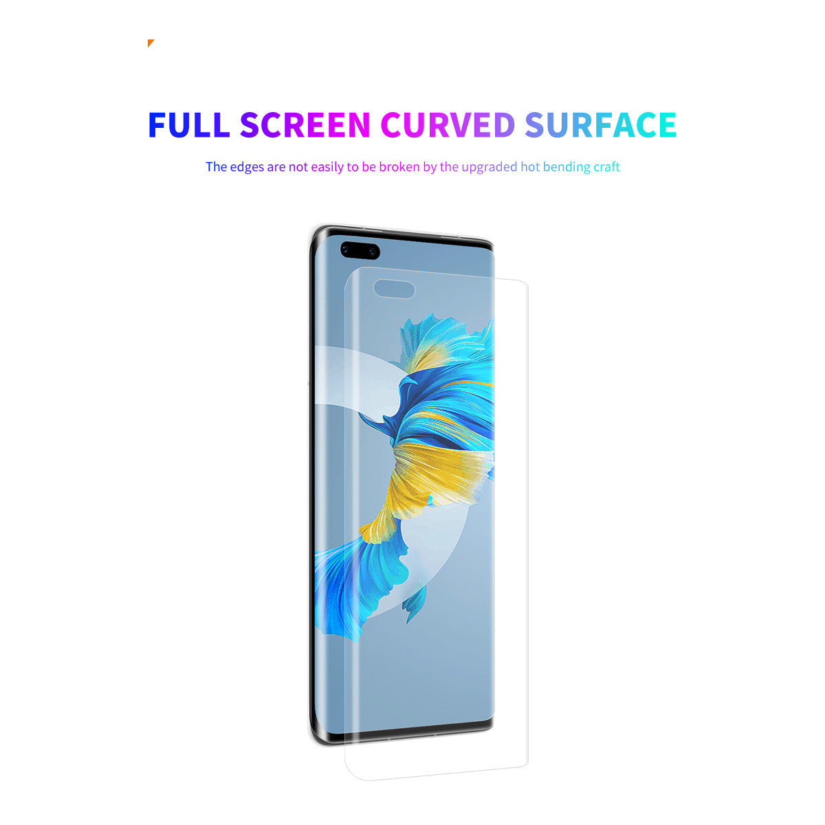 ENKAY HAT PRINCE 3D Arc Edge Full Coverage Tempered Glass Screen Film for Huawei Mate 40 Pro/Mate 40 Pro Plus/Mate 40 RS Porsche Design