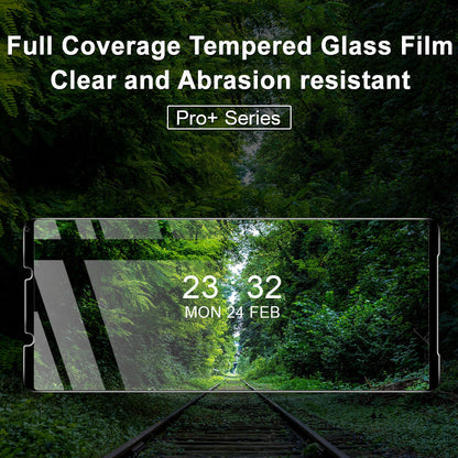 IMAK Pro+ Ultra Clear Full Coverage Tempered Glass Screen Protector Film Guard for Sony Xperia 1 III 5G