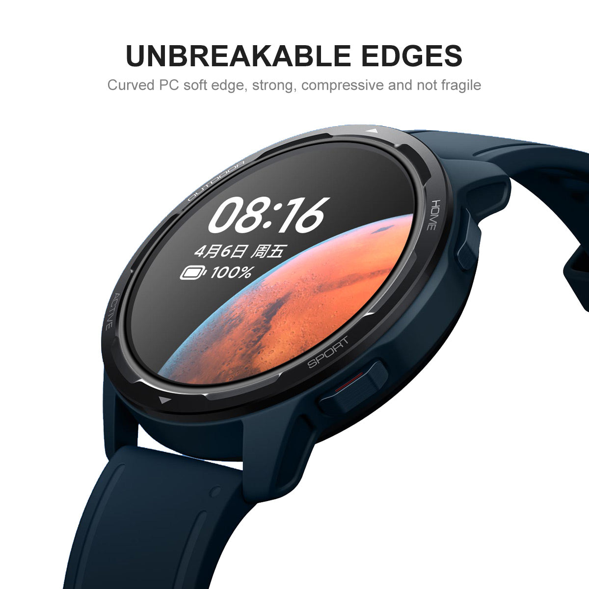 ENKAY HAT PRINCE Full Coverage 3D Curved Soft PC Edge + PMMA Ultra Thin Hardness HD Clear Screen Protector for Xiaomi Watch Color 2