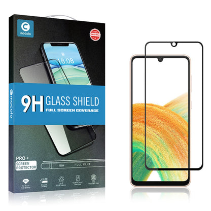 MOCOLO HD Clear Full Covering Full Glue Silk Printing Tempered Glass Screen Film for Samsung Galaxy A33 5G