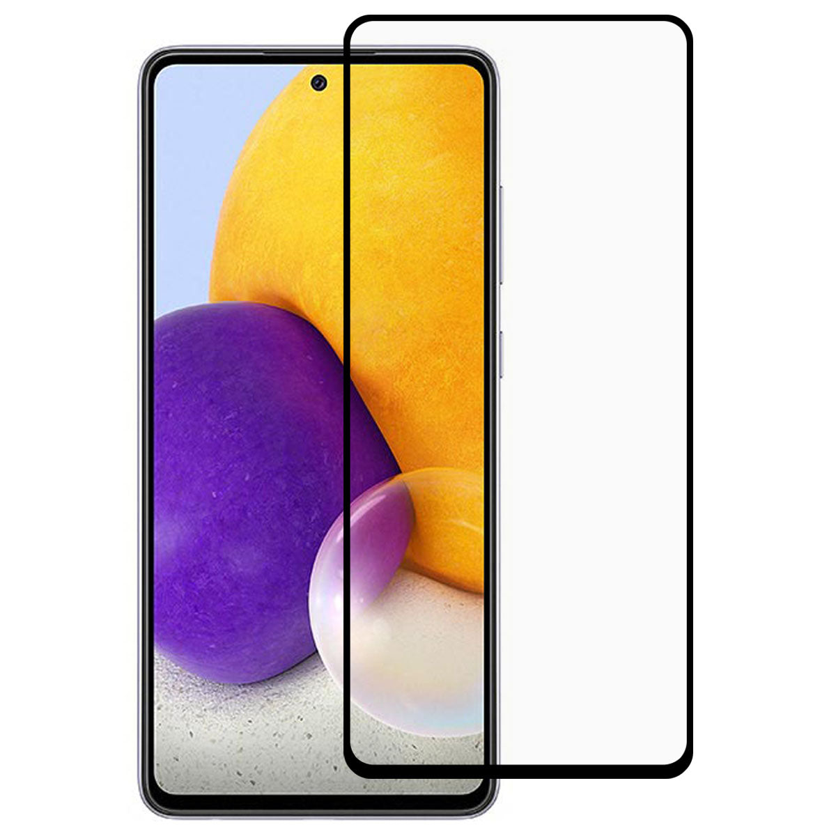 Full Screen Full Glue Silk Printing HD Anti-Scratch Tempered Glass Film for Samsung Galaxy A73 5G