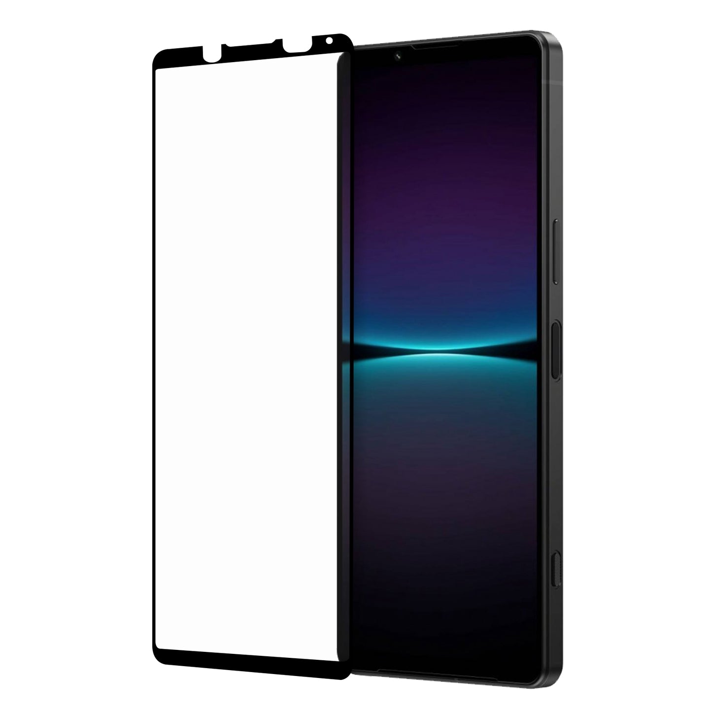 For Sony Xperia 1 IV AGC Tempered Glass Film Anti-explosion Black Edge Full Glue Full Screen Protector