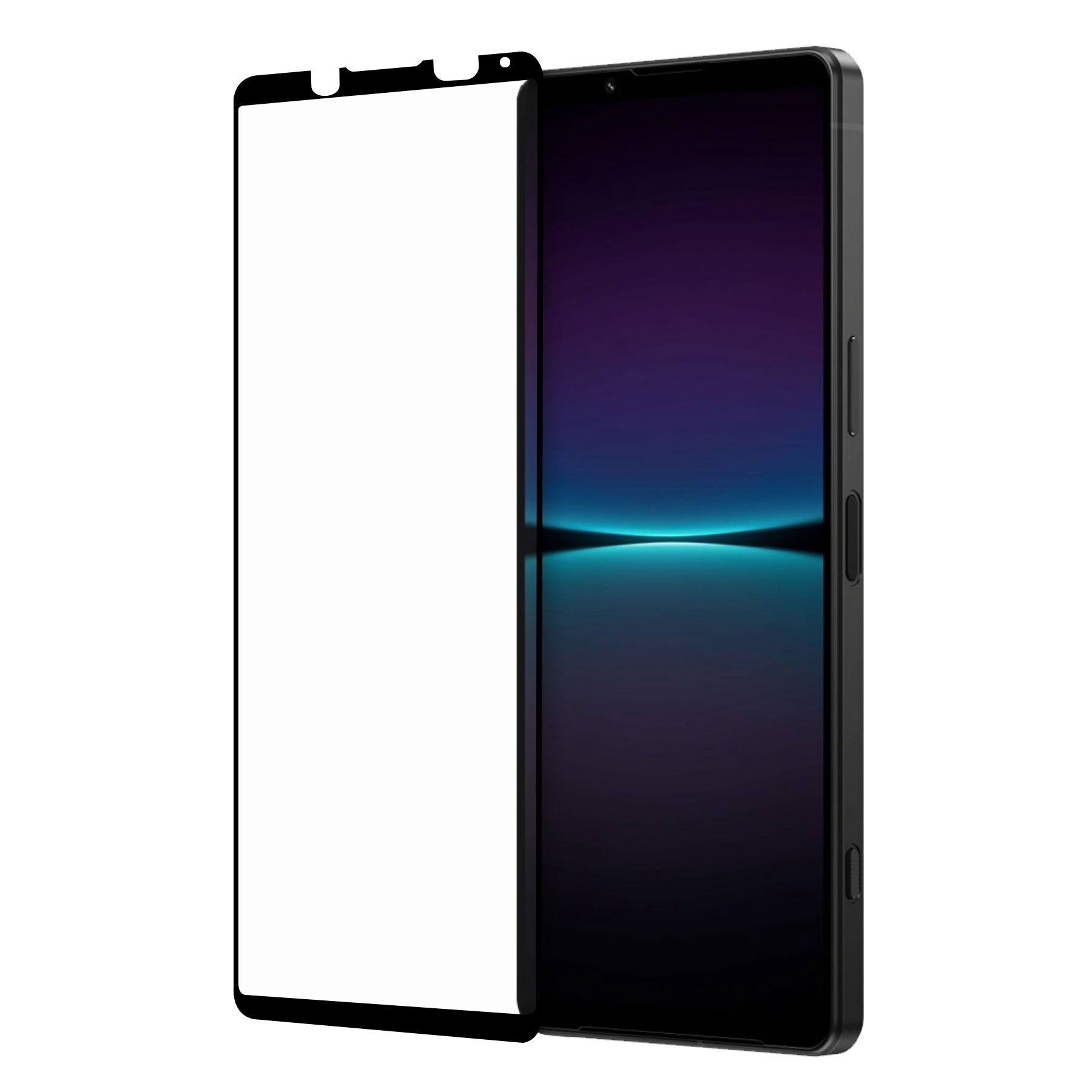 For Sony Xperia 1 IV AGC Tempered Glass Film Anti-explosion Black Edge Full Glue Full Screen Protector