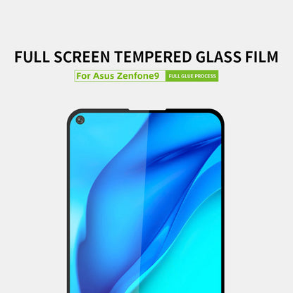 PINWUYO JK Tempered Glass Film Series-2 for Asus Zenfone 9 5G Full Glue Anti-explosion HD Clear Full Screen Protector