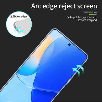 PINWUYO JK Tempered Glass Film Series-2 for Motorola Edge 30 Neo 5G Full Cover Anti-explosion HD Clarity Full Glue Screen Protector