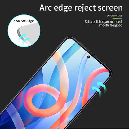 MOFI JK Tempered Glass Film Series-1 for Xiaomi 12 Lite 5G Full Glue Anti-explosion Scratch-resistant Full Screen Protector