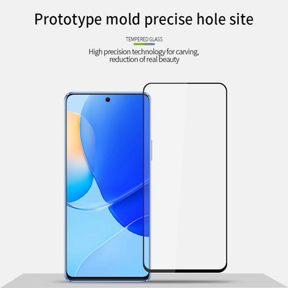 MOFI JK Tempered Glass Film Series-1 for Huawei nova Y90 4G Full Glue Screen Protector Full Coverage Shatter-proof Film