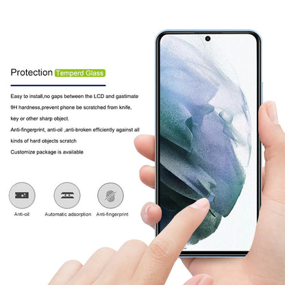 MOCOLO For Samsung Galaxy S23 Full Glue HD Clear Tempered Glass Silk Printing Secondary Hardening Full Screen Protector