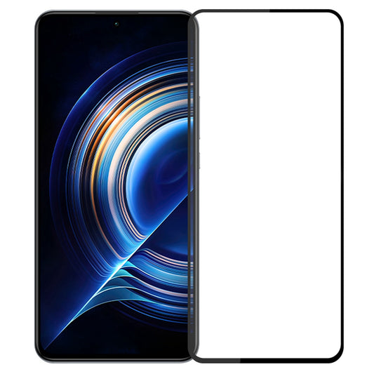 MOFI JK Tempered Glass Film Series-2 for Xiaomi Redmi Note 12 Pro 5G / 12 Pro+ 5G Full Glue Screen Protector, Full Covering High Aluminum-silicon Glass Film