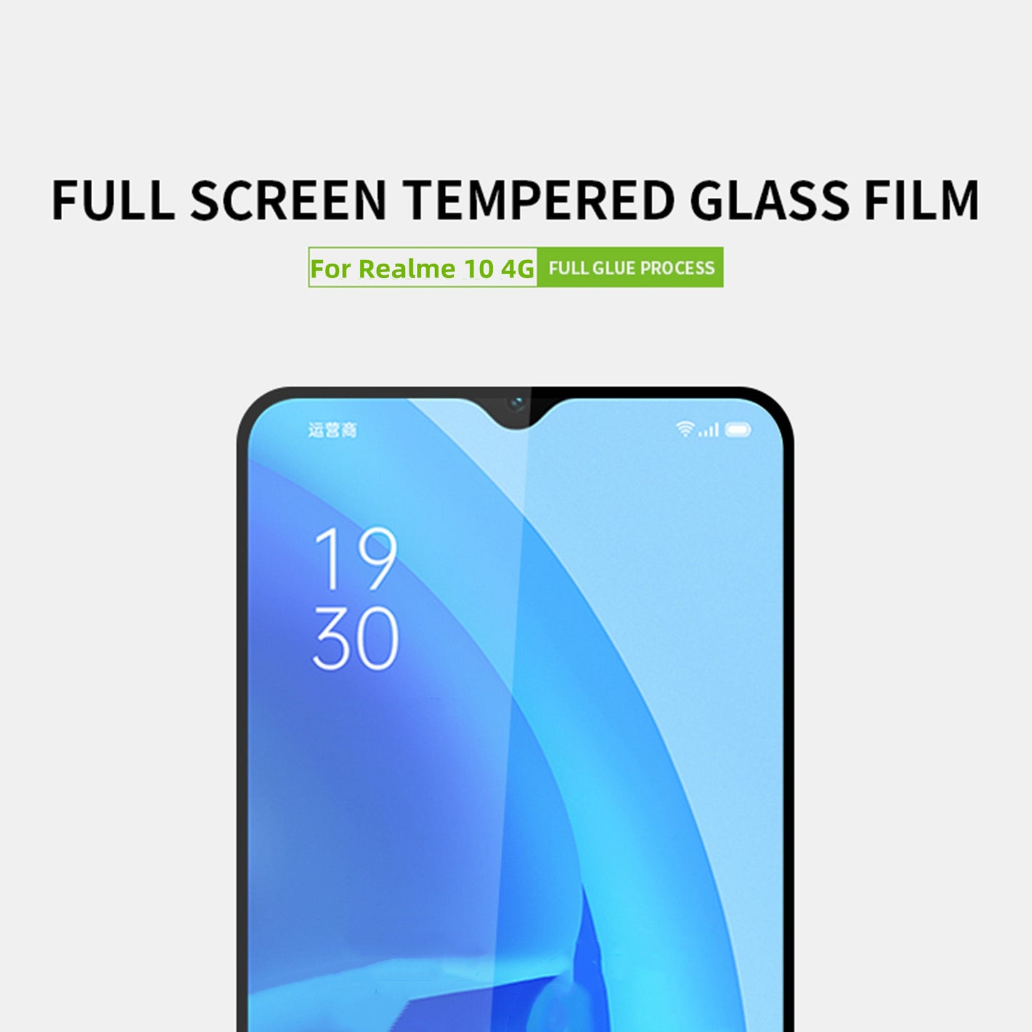 PINWUYO JK Tempered Glass Film Series-2 for Realme 10 4G Anti-explosion High Aluminum-silicon Glass Full Screen Protector