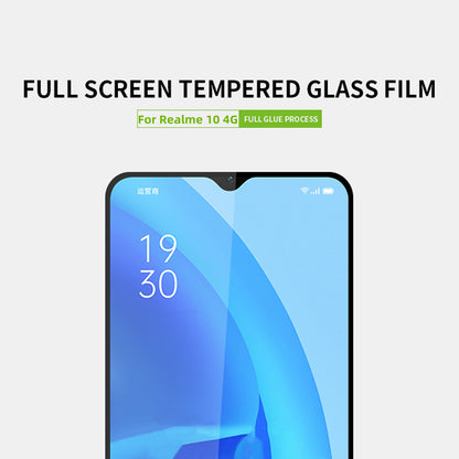 PINWUYO JK Tempered Glass Film Series-2 for Realme 10 4G Anti-explosion High Aluminum-silicon Glass Full Screen Protector