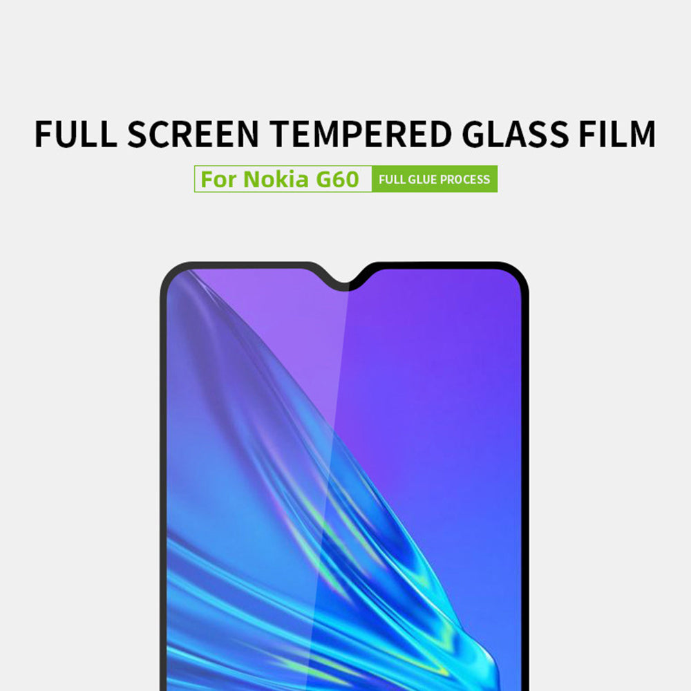 PINWUYO JK Tempered Glass Film Series-2 for Nokia G60 5G High Aluminum-silicon Glass Full Glue Anti-explosion Sensitive Touch Full Screen Protector