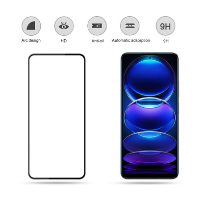 MOCOLO For Xiaomi Redmi Note 12 Pro+ 5G Silk Printing HD Clear Anti-explosion Tempered Glass Film Secondary Anti-scratch Screen Protector