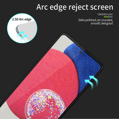 MOFI JK Tempered Glass Film Series-1 HD Screen Protector for Samsung Galaxy A54 5G High Aluminum-silicon Glass Full Coverage Full Glue Protective Screen Film