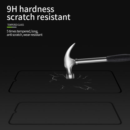 MOFI JK 3D Tempered Glass Film-1 for Xiaomi Redmi 12C 4G Curved Shatterproof Screen Protector Full Cover Full Glue HD High Aluminium-silicon Glass Film