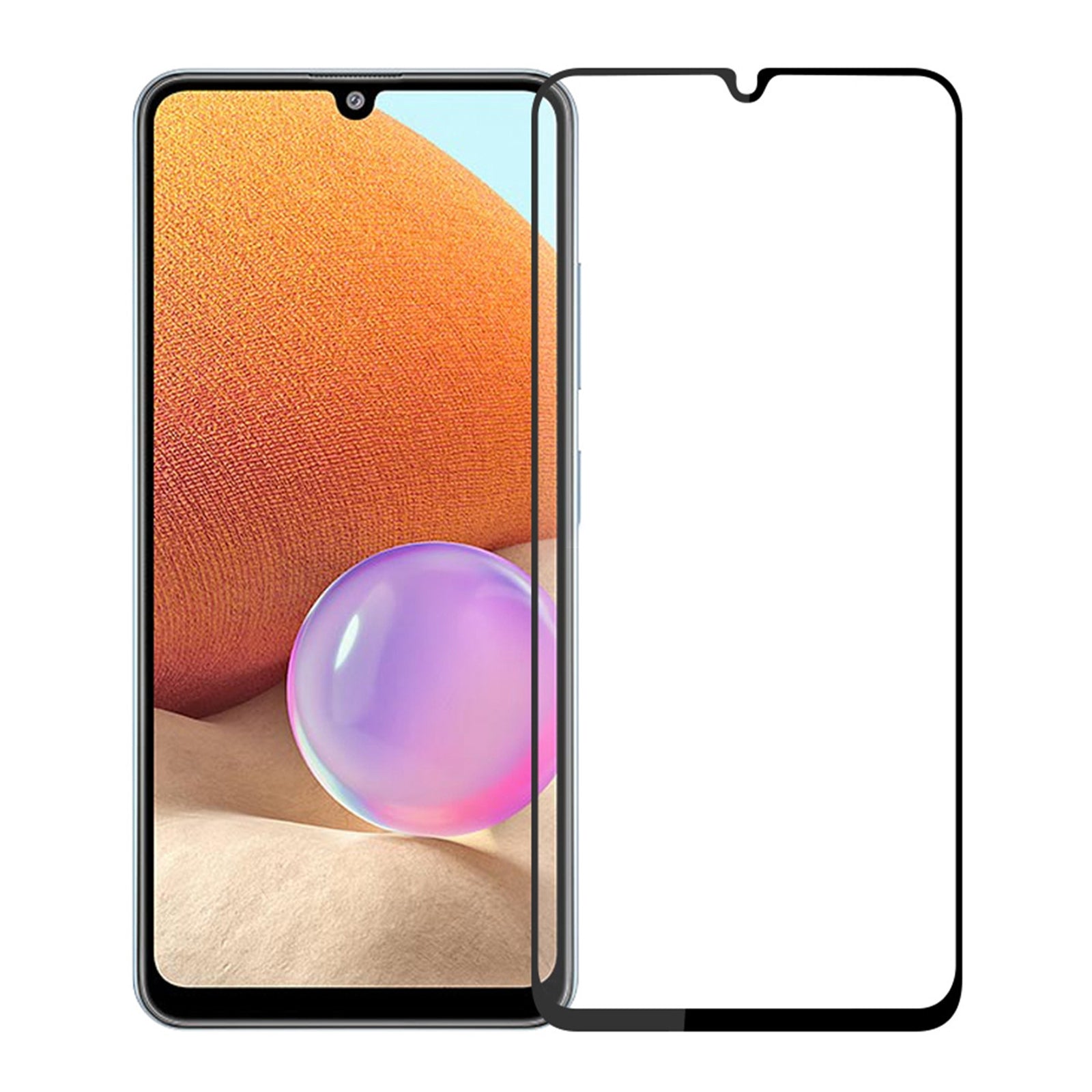 PINWUYO JK Tempered Glass Film Series-2 For Samsung Galaxy A34 5G Scratch Resistant Screen Protector, Full Cover Full Glue Clear Tempered Glass Film