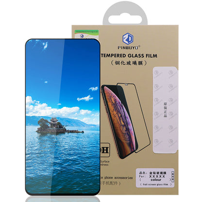 PINWUYO JK Tempered Glass Film Series-2 for Honor X8a 4G Anti-explosion Full Screen Protector High Aluminum-silicon Glass Film