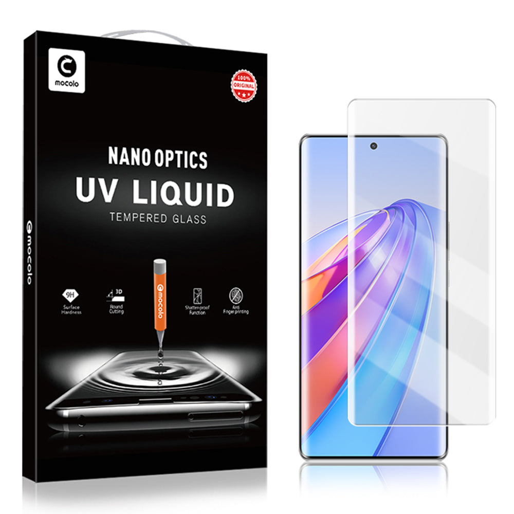 MOCOLO 3D Curved Tempered Glass Film for Honor X40 5G UV Liquid Full Screen Protector