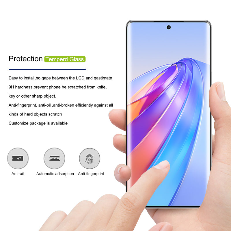 MOCOLO For Honor X40 5G 3D Curved Full Screen Protector Full Glue Tempered Glass HD Clear Film