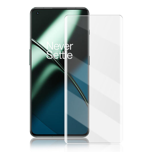 MOCOLO UV Liquid Tempered Glass Film for OnePlus 11 5G / 9 Pro / 10 Pro / Oppo Find X5 Pro / Reno8 T 5G 3D Curved Anti-explosion Full Screen Protector