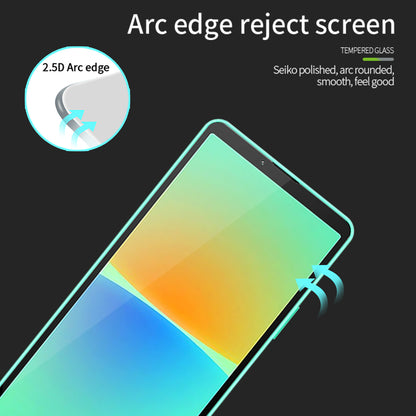 PINWUYO JK Tempered Glass Film Series-2 HD Clear Film for Sony Xperia 10 V Full Cover High Aluminum-silicon Glass Screen Protector