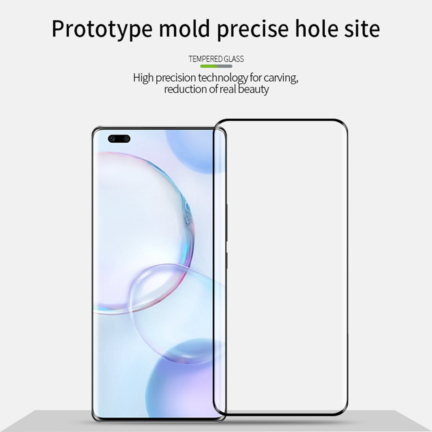 MOFI For Honor Magic5 Pro Full Glue Hot Bending Tempered Glass Screen Protector 3D Curved Full Screen Guard