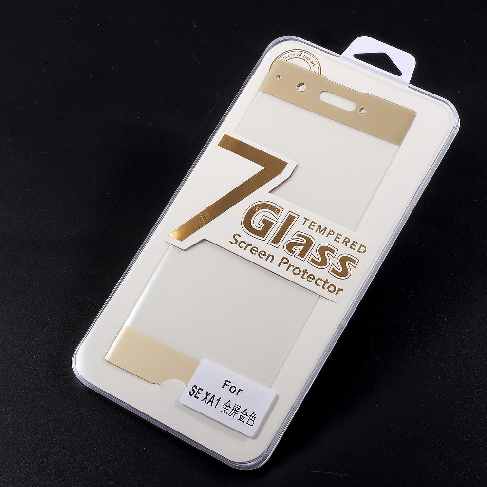 Full Coverage Tempered Glass Screen Protector for Sony Xperia XA1