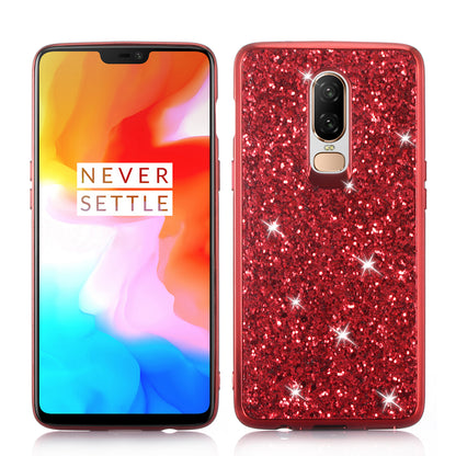 Glittery Sequins TPU Gel Phone Cover for OnePlus 6