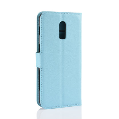 Litchi Skin PU Leather Protection Mobile Phone Case for OnePlus 6T