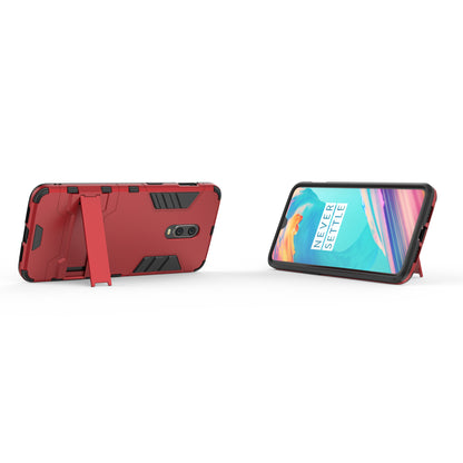 Cool Guard PC TPU Hybrid Case with Kickstand for OnePlus 6T