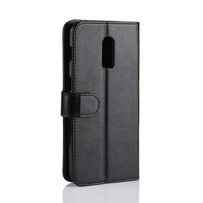 Crazy Horse Magnetic Stand Wallet Leather Mobile Phone Case for OnePlus 6T