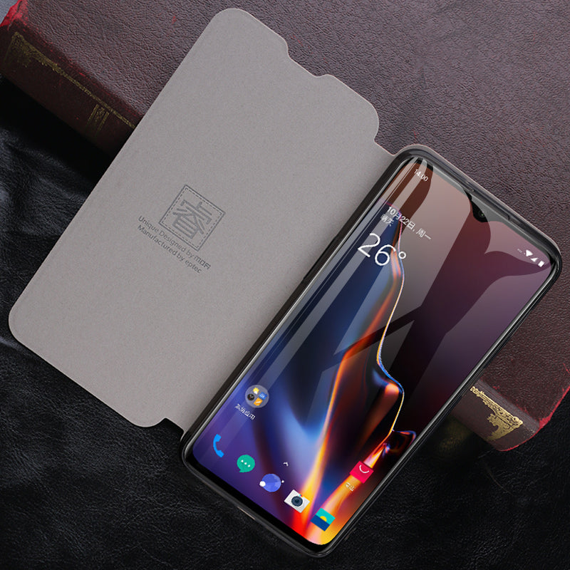 MOFI Rui Series Flip Leather Stand Cell Phone Case for OnePlus 6T