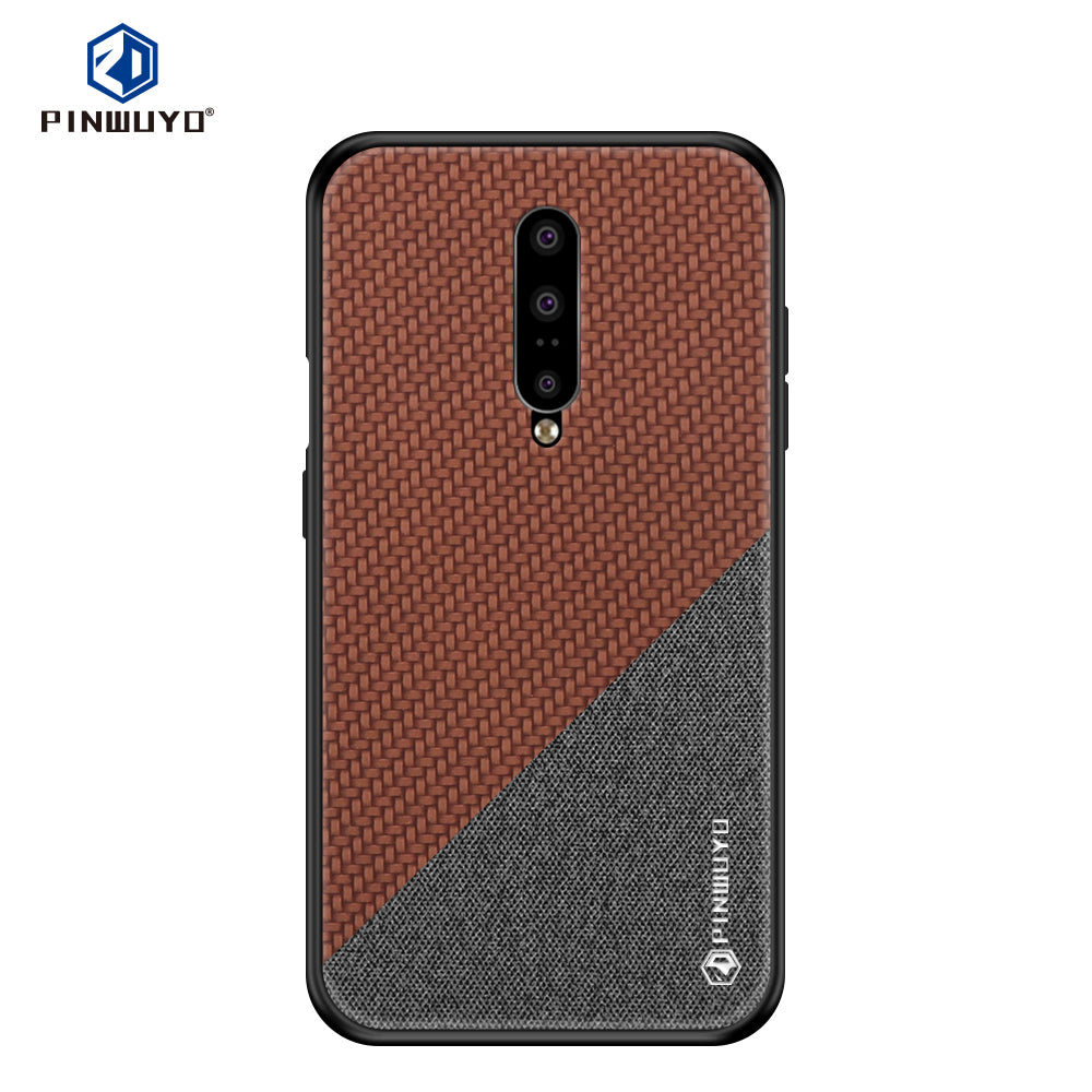 PINWUYO Honor Series PU Leather Coated TPU Cover for OnePlus 7 Pro