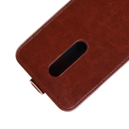 Crazy Horse Vertical Flip Leather Phone Shell with Card Slot for OnePlus 7 Pro