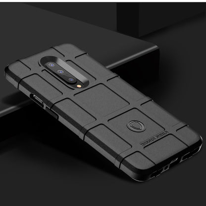 Rugged Square Grid Texture Anti-shock TPU Phone Cover for OnePlus 7 Pro