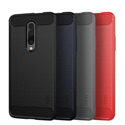 MOFI Carbon Fiber Brushed TPU Protective Phone Case for OnePlus 7 Pro