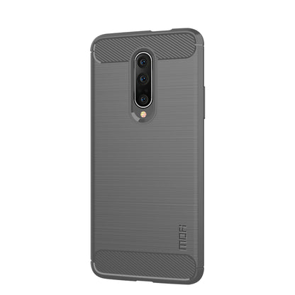 MOFI Carbon Fiber Brushed TPU Protective Phone Case for OnePlus 7 Pro