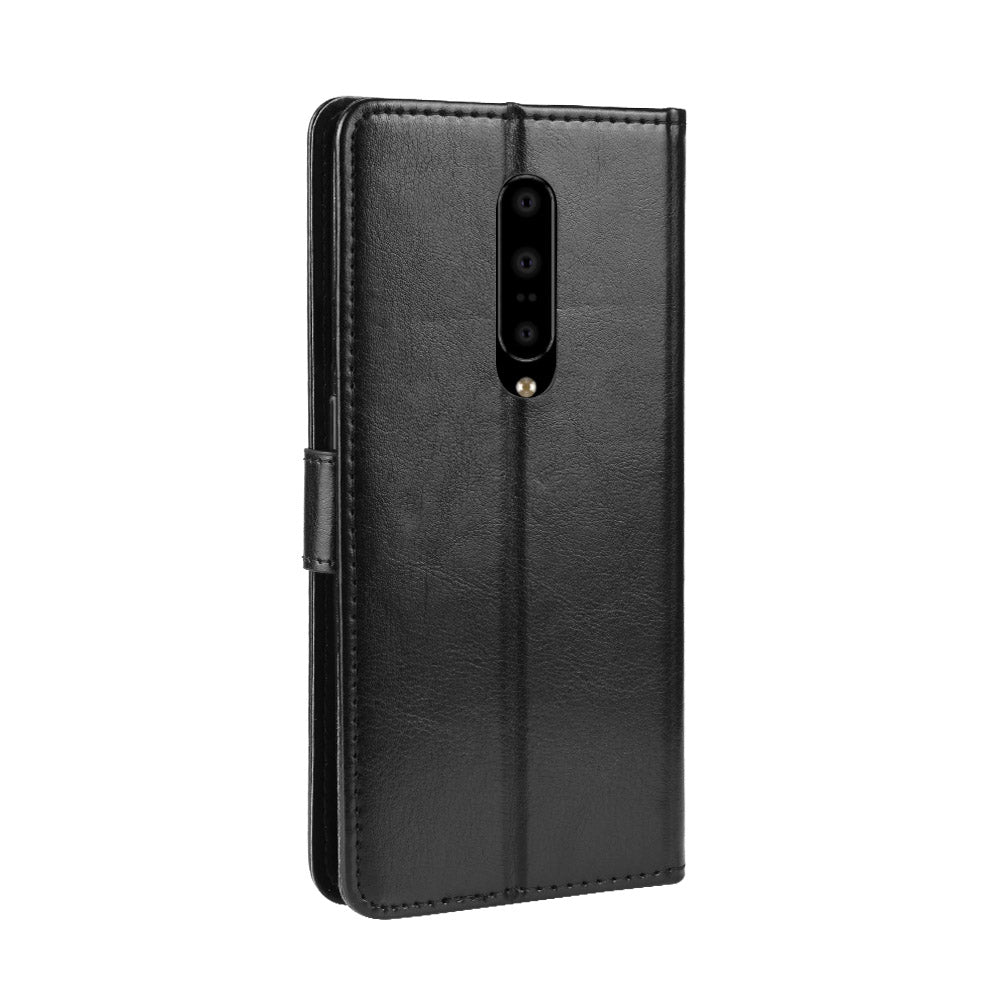 Crazy Horse Leather Stand Wallet Case for OnePlus 7 Pro