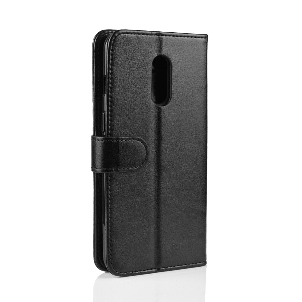 Crazy Horse PU Leather Stand Wallet Flip Casing for OnePlus 7