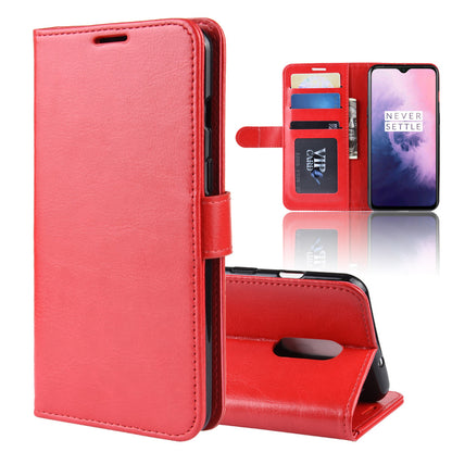 Crazy Horse PU Leather Stand Wallet Flip Casing for OnePlus 7