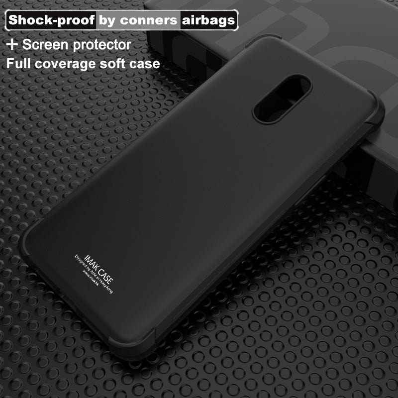 IMAK Anti-drop TPU Phone Case + Explosion-proof Screen Film for OnePlus 7