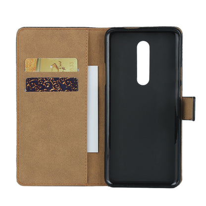 Genuine Leather Wallet Phone Cover for OnePlus 7 Pro