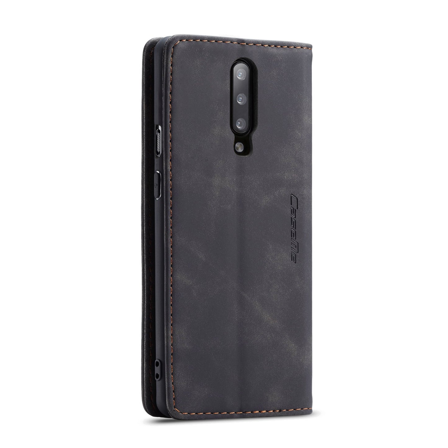 CASEME 013 Series for OnePlus 7 Pro Auto-absorbed Wallet Stand PU Leather Phone Cover